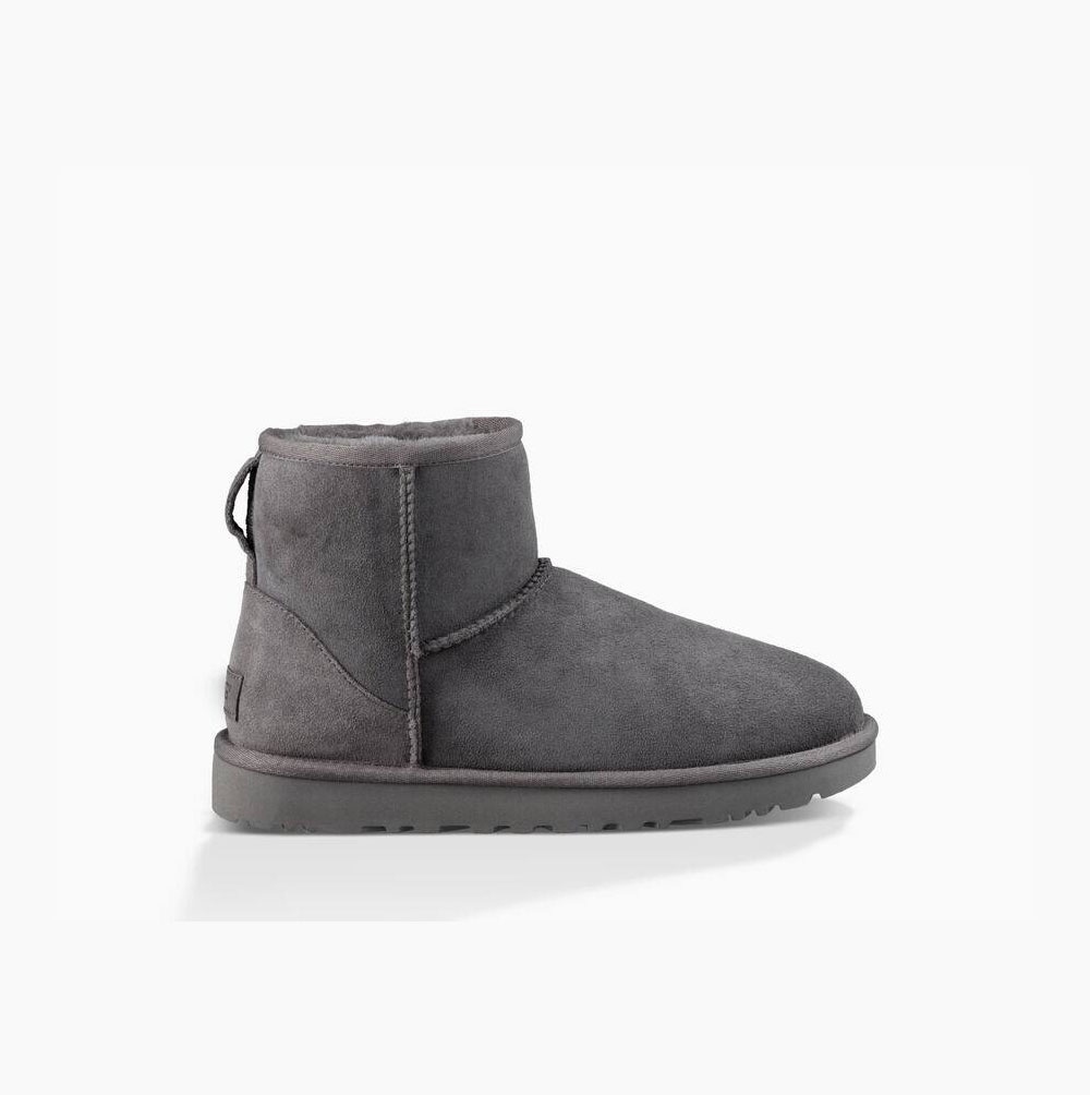 UGG Classic Mini II Grey Boots for Women (FZQA28659)